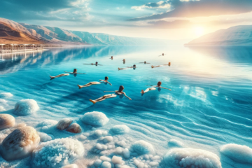 el mar muerto: el lago salado de salud y belleza